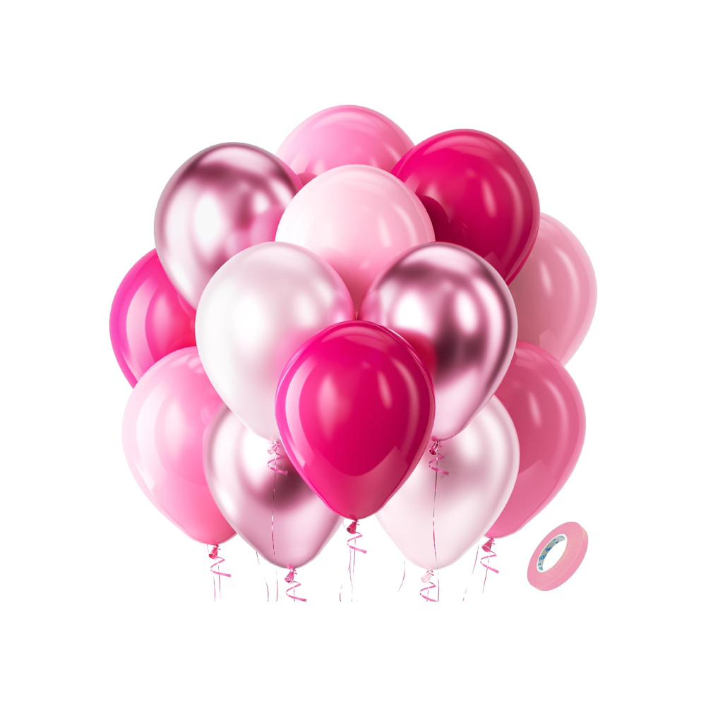 Pink Balloon Set by Bezente