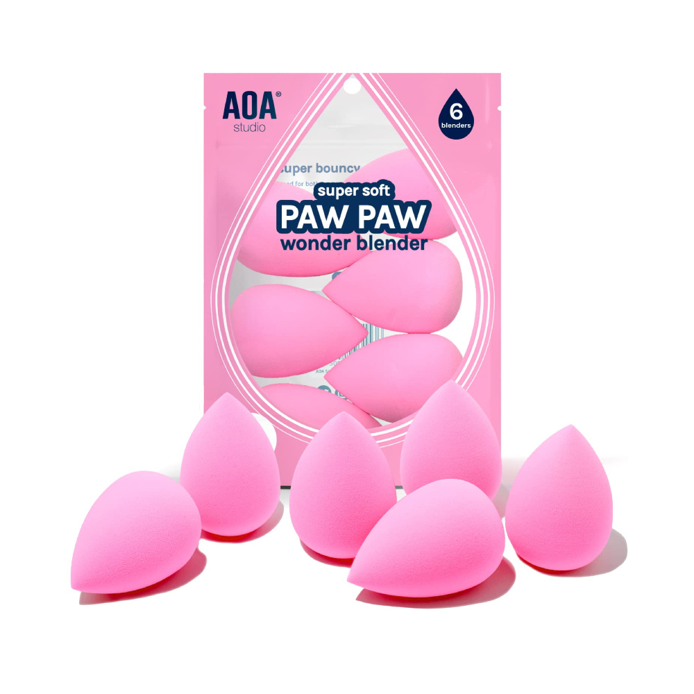 Pink Makeup Sponge Set by AOA Studio