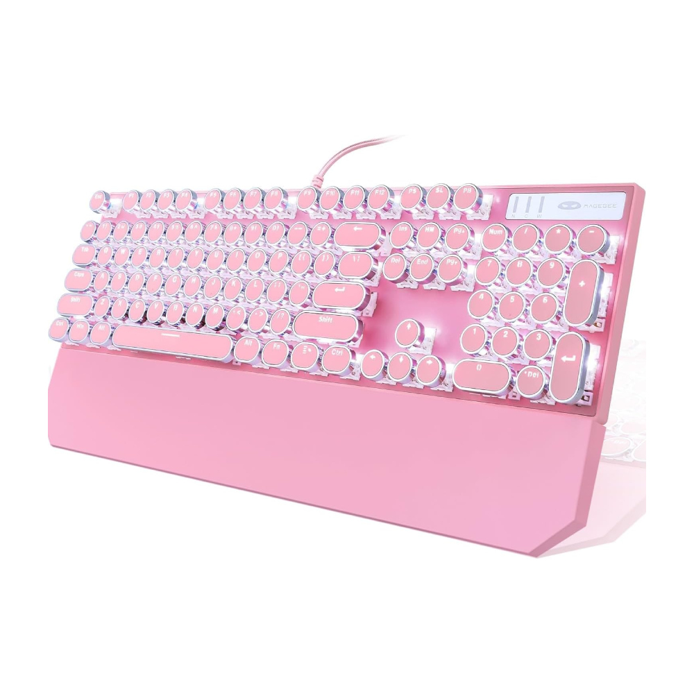 Pink Mechanical Keyboard by Camiysn
